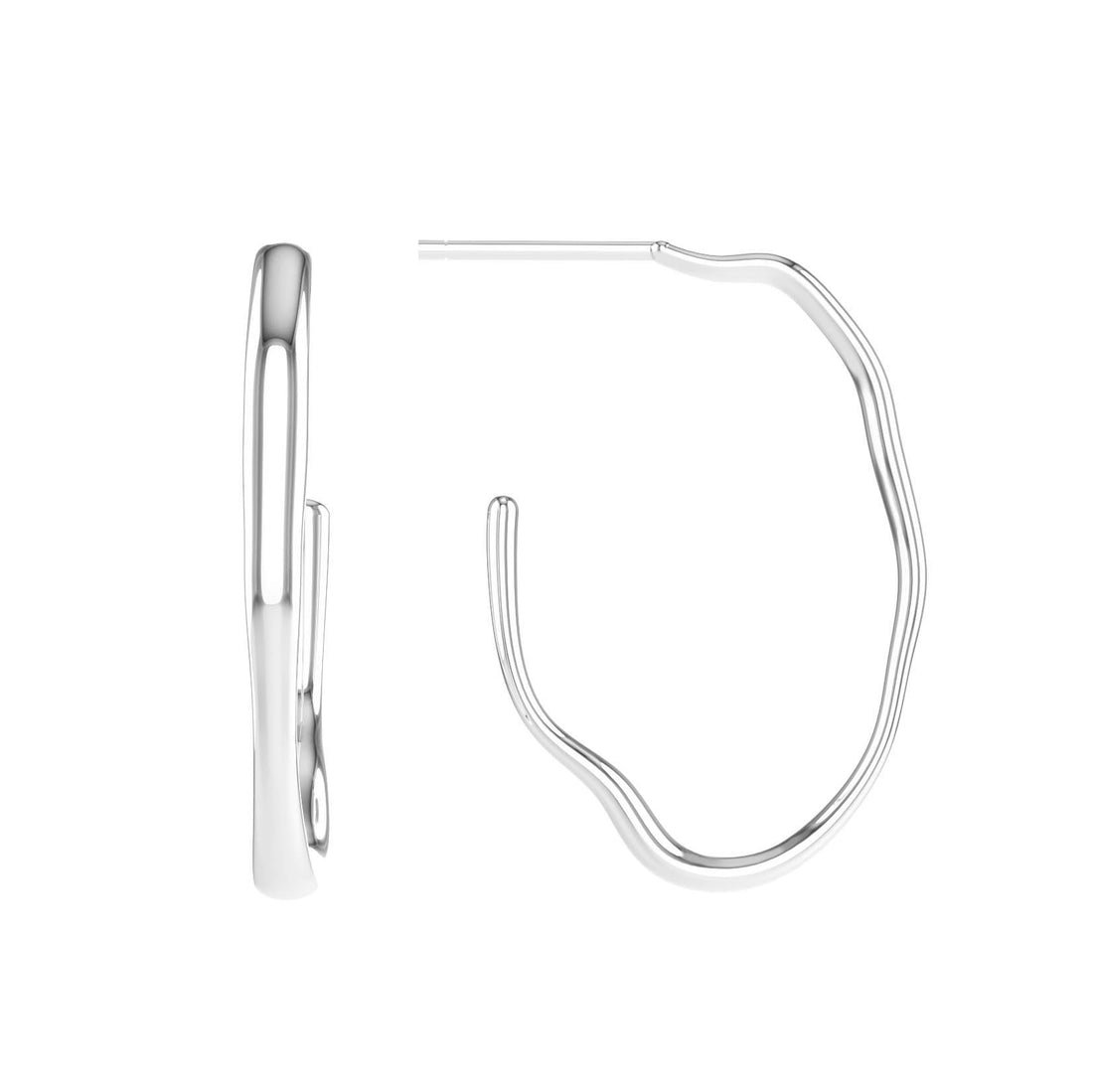 Irregular C Earrings