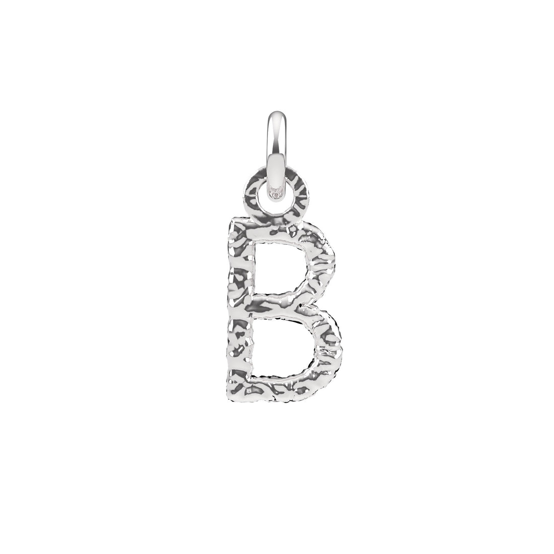 Hammered Letter Charm