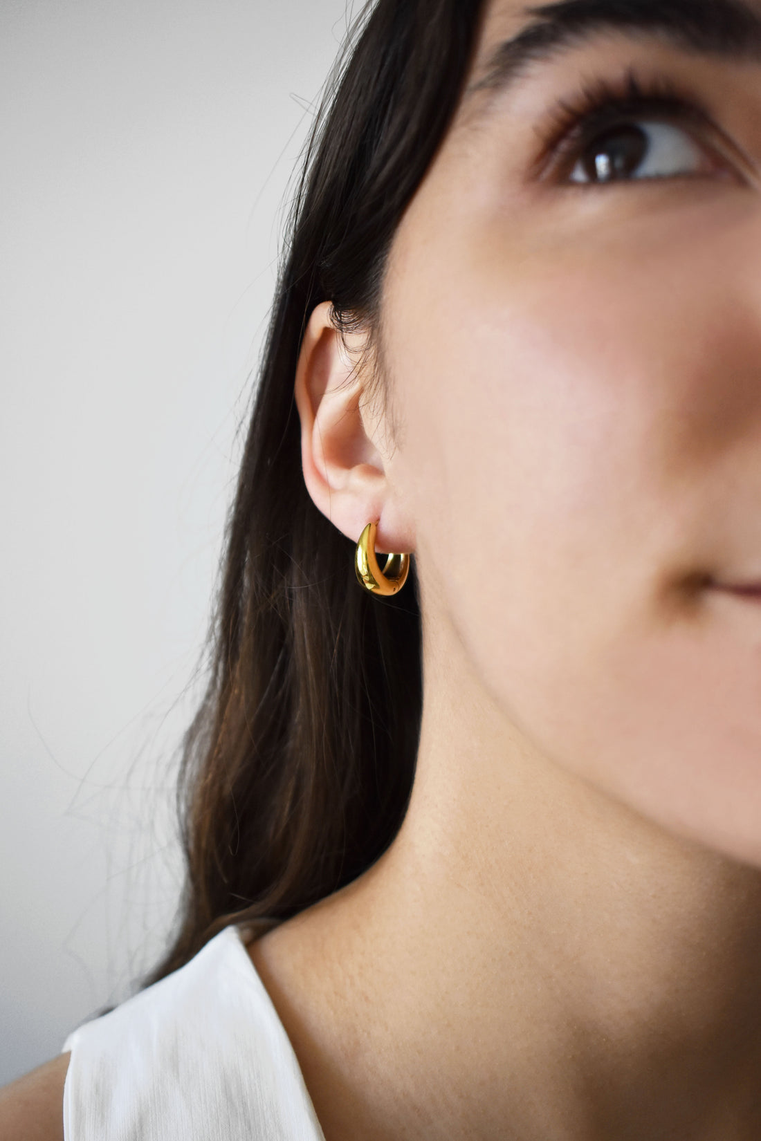 Bold Hoops in Gold