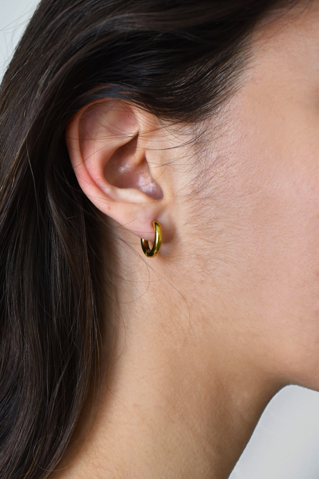 Huggie Hoops in Gold