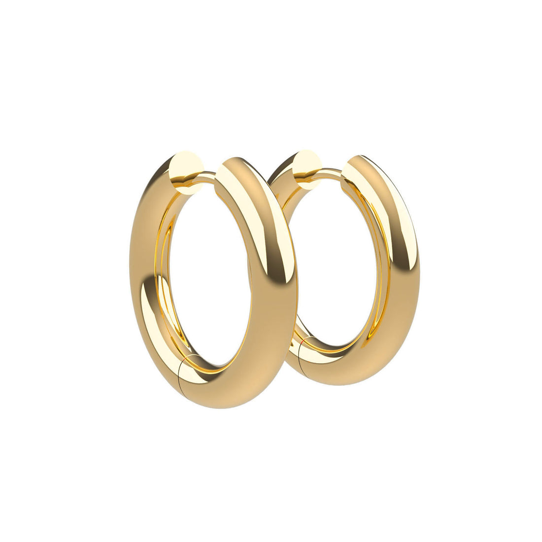 Huggie Hoops in Gold